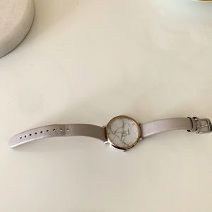 Stainless steel waterproof watch from fossil